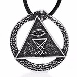 Colar Olho da Providncia Ouroboros