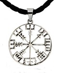  Pingente  Vegvisir Viking  Bssola Nrdico