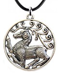  Pingente Veado Mtico Celta Viking Nrdico 