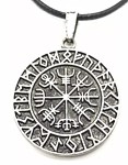 Colar Vegvisir  Bssola Amuleto Nrdico