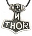 Colar Martelo de Thor Raio-Thor