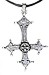 Colar Crucifixo Medieval - Invertido
