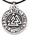Colar Valknut Runas