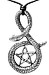 Colar Cobra Com Pentagrama