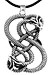 Colar Viking Nrdico Drago-mar  Jormungand Entrelaado