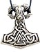 Colar Martelo De Thor Nrdico Viking Ram 