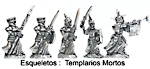 Esqueletos Templrios miniaturas rpg