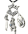 ogum - colar berloque Orix�