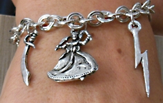Click para ver detalhes Pulseira corrente Orixá