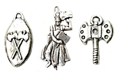 Berloques - Xango e simbolos