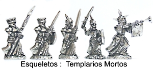 Esqueletos Templrios miniaturas rpg