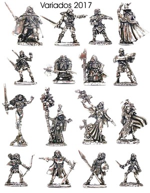 Raas Variadas miniaturas rpg