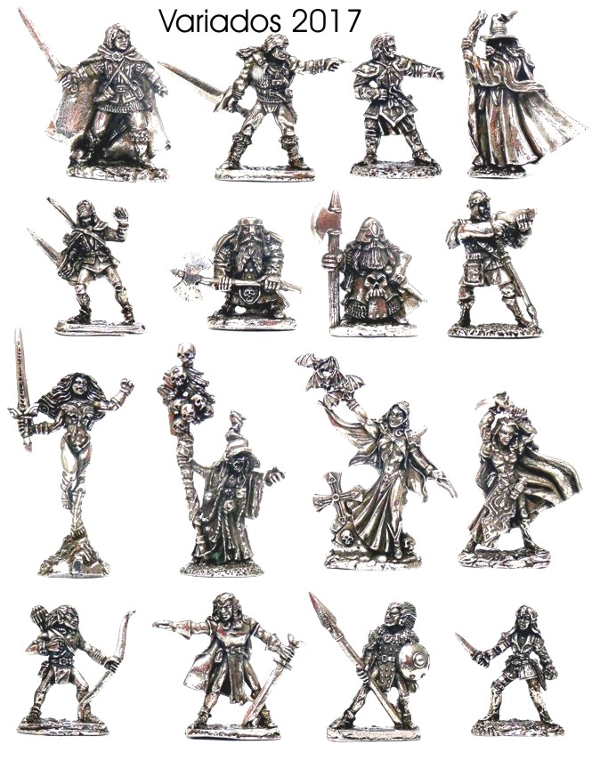 Raas Variadas - lote de miniaturas rpg