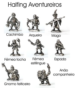  Aventureiros halflings rpg