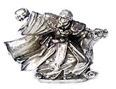 miniatura rpg  Mago com Cranio