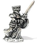 miniatura rpg  Esqueleto Espada Escudo