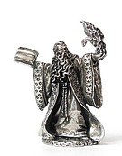 miniatura rpg Mago com drago