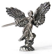 miniatura rpg Anja com lanterna