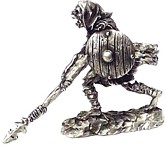miniatura rpg Gnoll Lana e escudo